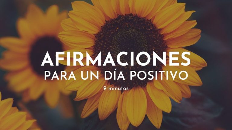 AFIRMACIONES POSITIVAS para empezar el día